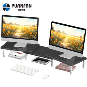 MST023V1 Support de moniteur d'ordinateur pour imprimante d'ordinateur portable et tout écran TV à écran plat avec 3 hauteurs - Product Image 1