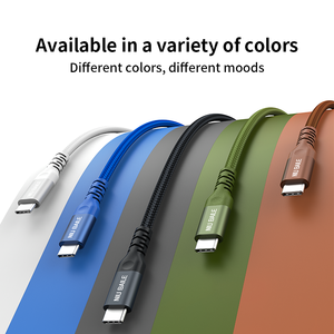 Câble <span class=keywords><strong>de</strong></span> charge rapide Type-C NIUBAILE 65W USB 3.0 Connecteurs <span class=keywords><strong>iPhone</strong></span> Gaine en nylon Conducteur en cuivre étamé pour utilisation sur ordinateur Android - Product Image 5
