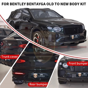 Kit de Carrocería para Bentley Bentayga 2016, Estilo Antiguo a Nuevo, PP+Hierro, Ensamblaje de Parachoques Delantero y Trasero, Guardabarros, Capó, Faros Delanteros - Product Image 4