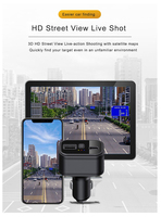 Traceur GPS en temps réel Tracelink 4G LTE GSM LBS pour voiture avec alimentation allume-cigare, suivi historique et alarme de vibration
