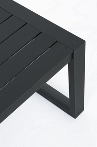 طقم حديقة أثاث مقطعي 4 قطع من AJUNION حبل من الألومنيوم نسج فاخر في الهواء الطلق ، - Product Image 6