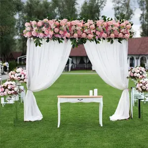 婚礼玫瑰墙拱形花人造花厂家批发婚庆装饰家居派对花户外