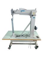 Machine à coudre industrielle portable de type pilier, modèle 8703-C3, avec espace de travail de 635 mm, pour la fabrication de bagages, personnalisable.
