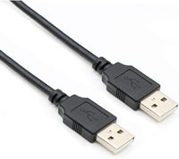 Cable de Extensión SYONG USB 2.0 OD:4.0 Tipo A Macho a Tipo A Macho, AM a AM, Negro, para Laptop, Impresora, PC, Escáner