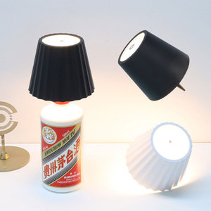 USB充電式テーブルランプタッチコントロール調整可能な明るさ柔らかい暖かい白<span class=keywords><strong>LED</strong></span>ライトワイン用ミニマリストナイトライト - Product Image 5