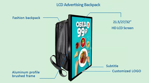 Caja <span class=keywords><strong>de</strong></span> Luz Publicitaria LED Portátil para Interiores/Exteriores, Cartel Digital con Pantalla Táctil, WiFi, Garantía <span class=keywords><strong>de</strong></span> 5 Años - Product Image 3