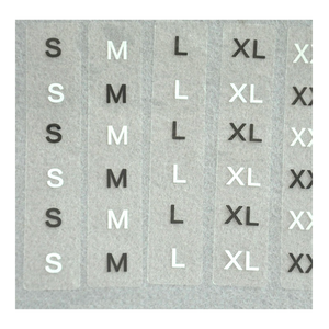 <span class=keywords><strong>Etichette</strong></span> <span class=keywords><strong>Adesive</strong></span> Personalizzate per Taglie di Abbigliamento Uomo/Donna, <span class=keywords><strong>PVC</strong></span> Trasparente, Adesivo Forte e Permanente, Forme Personalizzate - Product Image 2