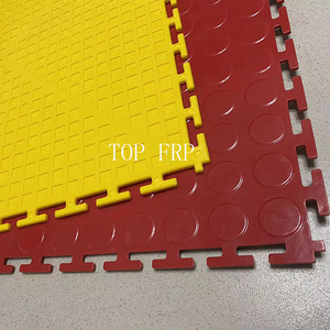 High Strength Durable Workshop PVC Flooring Mats Anti-slip Garage PVC Click Floor Tiles - Product Image 5
