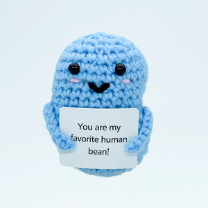 Bambole Artigianali Lavorate a Maglia Transfrontaliere: Pinguino, Patata, Tartaruga Marina - Cartoni Animati, Supporto Emotivo, Poliestere, Oltre 14 Anni - Product Image 6