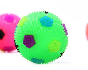 Pelotas de Juguete Luminosas para Perros, 4 Colores, Juguetes para Masticar para Cachorros, Libres de BPA, No Tóxicas, Pelotas con Púas para Perros - Product Image 2