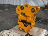 Coupleur rapide inclinable certifié CE RIBETTER avec moteur et roulement pour excavatrice, attache hydraulique avec verrou de sécurité pour JCB Hitachi