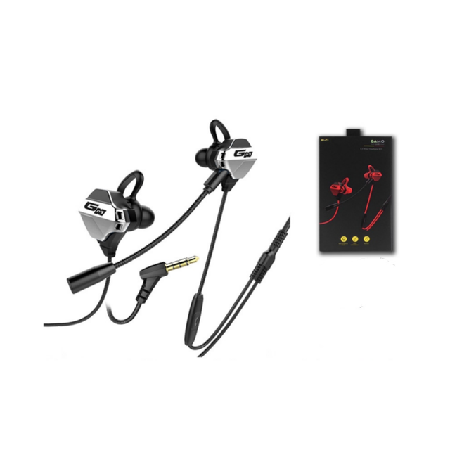 G10 New In-Ear Wired Headphones with Heavy Bass for Gaming, Karaoke, Computers, and Mobile Phones - Wholesale