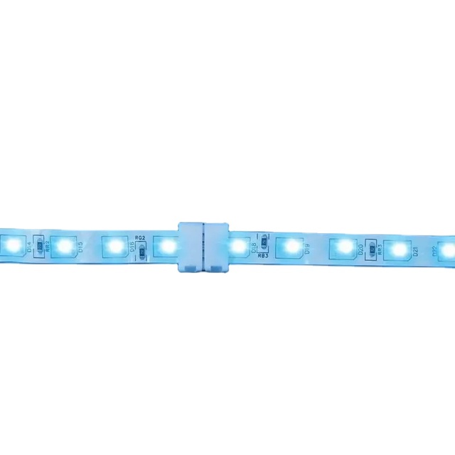 10pcs Solderless LED Strip Connector 2 4 5 Pin 10mm 8mm L/T Type Unwired Gapless Terminal Extension SMD 5050 2835 24V PVC