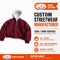 Blouson Bomber Réversible à Capuche, Coupe Oversize, Double Motif Écossais, Nylon et Polaire Épaisse Rembourrée, Style Streetwear, Fermeture Éclair
