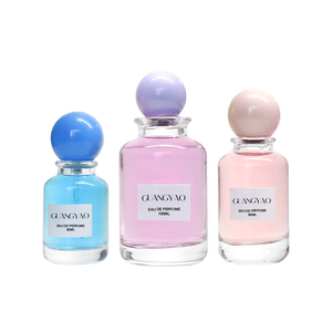 Flacon <span class=keywords><strong>de</strong></span> <span class=keywords><strong>parfum</strong></span> en verre transparent rond <span class=keywords><strong>de</strong></span> 30 ml, 50 ml, 100 ml, avec bouchon sphérique <span class=keywords><strong>de</strong></span> couleur variée, personnalisable – Vente chaude - Product Image 6