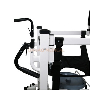 <span class=keywords><strong>Silla</strong></span> <span class=keywords><strong>de</strong></span> <span class=keywords><strong>Ruedas</strong></span> con Asiento <span class=keywords><strong>de</strong></span> Transferencia Hidráulico Ajustable <span class=keywords><strong>de</strong></span> Acero, Capacidad <span class=keywords><strong>de</strong></span> 100 kg, Ajuste <span class=keywords><strong>de</strong></span> Altura <span class=keywords><strong>de</strong></span> 50-76 cm para <span class=keywords><strong>Pacientes</strong></span> Mayores o con Discapacidad - Product Image 6