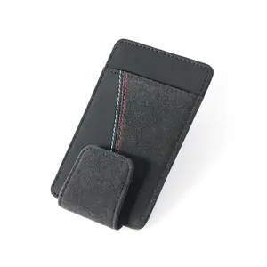 Fabriqué en <span class=keywords><strong>Alcantara</strong></span> pour <span class=keywords><strong>BMW</strong></span> E90 E60 F10 F30 F20 G30 G20 X1 X3 X5 Intérieur de voiture Porte-lunettes multifonctionnel Clip de carte Accessoires - Product Image 1