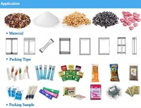 Machine d'emballage et de scellage automatique multifonctionnelle électrique pour sachets/pochettes/films chimiques et alimentaires de 1 à 100 g VFFS