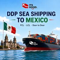 Transitaire maritime de Chine vers le Mexique, livraison DDP porte à porte, service logistique FCL LCL