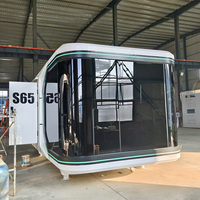 Maison préfabriquée de haute qualité sans installation Maison capsule intérieure de luxe cabine apple avec cuisine salle de bain