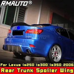 For Lexus Is250 Is300 Is350 2006 Body Kit Rear Wing Glossy <b>Black</b> R Style Rear <b>Trunk</b> Splitter Rear <b>Trunk</b> Wing Car Accessories - Product Image 3