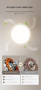 YD0911 Style solide haute qualité <span class=keywords><strong>ventilateur</strong></span> intérieur bijoux de mode moteur <span class=keywords><strong>le</strong></span> <span class=keywords><strong>plus</strong></span> <span class=keywords><strong>silencieux</strong></span> pour salons Garages ventilateurs de plafond - Product Image 3