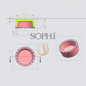 Máy tạo hình bánh tart thương mại Máy làm bánh điện Máy ép vỏ bánh tart Máy làm vỏ bánh trứng - Product Image 3