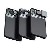 20X Macro + 180 °   Funda para Teléfono con Lente Ojo de Pez + Teleobjetivo para Retratos + Filtro CPL para iPhone 16/15/14 Pro Max con Cubierta Desmontable