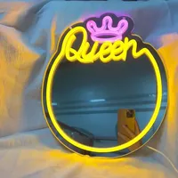 Letrero LED de Neón Personalizado al por Mayor con Diseño de Astronauta y Luna, Decoración de Pared de Acrílico Impresa con UV para Habitación Infantil, Hogar, Publicidad y Centros Comerciales