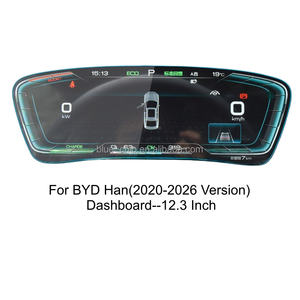 0.33MM Ultra Thin 2.5D Anti-scratch Bubble Free HD Clear Car GPS Dashboard Tempered Glass Screen Protector for BYD <strong>Han</strong> 12.3 Inch - Product Image 1