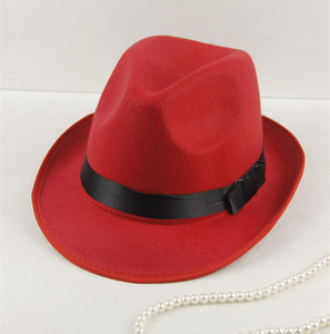 Sombrero Fedora de Ala Corta con Lazo Personalizado de Alta Calidad - Product Image 3