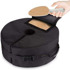 Custom Heavy-Duty 600D Oxford Anti-Tear <b>Waterproof</b> Windproof Round Fixed Umbrella Tent Sandbag Bag for Patio <b>Parasol</b> - Product Image 3
