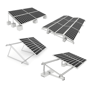 Giá tốt nhất thép năng lượng mặt trời gắn hệ thống mặt đất PV Kệ chân đế - Product Image 1