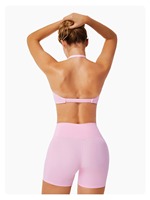 Ensemble de lingerie sexy à nœuds de style européen et américain, soutien-gorge push-up en dentelle et short, vêtements de sport deux pièces pour femmes