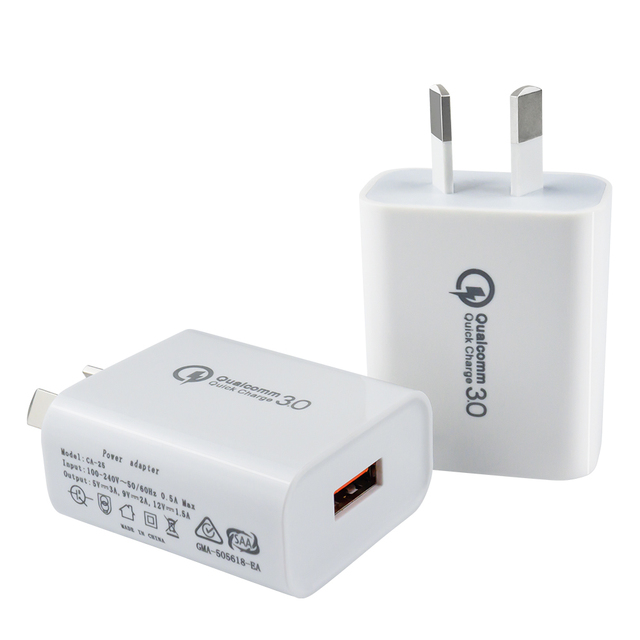 ODM Factory Price Wall Charging Plug AU Cell Phone Adapter Charger Compatible with Android