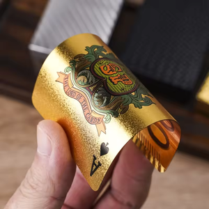 Jeu de cartes à jouer en plastique personnalisé de haute qualité, design professionnel personnalisé, impression de luxe - Product Image 4