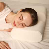 Oreiller orthopédique en mousse à mémoire de forme pour Extension des cils, repose-tête, Support de la colonne vertébrale