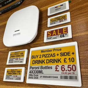 Étiquettes de prix numériques à écran Eink 2,4 GHz avec système EAS, étiquettes électroniques pour les rayons de magasins de fruits et légumes - Product Image 6