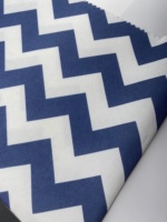 Tissu Oxford à carreaux teint en fil DTY 250D*150D bleu et blanc de luxe avec revêtement PU pour sacs/bagages/bâches