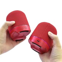 Haut-parleur magnétique portable avec basses profondes pour l'extérieur, la voiture et le bureau – Système audio mini détachable, conception deux-en-un