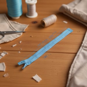 Fermeture éclair invisible Ilan 25 cm bleu clair pour couture et artisanat - Product Image 1