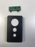 Transmisor RF para Puerta de Garaje Superheterodino con Código de Prevención Colone y Control Remoto con Código Variable/Aprendizaje, 4 Botones, Alcance de 100 m
