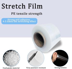 Mini Heavy-Duty Stretch <strong>Wrap</strong> Film Roll <strong>for</strong> Snack and Food Packaging <strong>Shrink</strong> <strong>Wrap</strong> <strong>for</strong> Bottles Jars Food Grade Industrial Use - Product Image 2