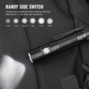 Vente en gros de lampes de poche tactiques LED rechargeables par USB de haute qualité 1700 lumens A20 EDC, étanches IP44, en aluminium - Product Image 3