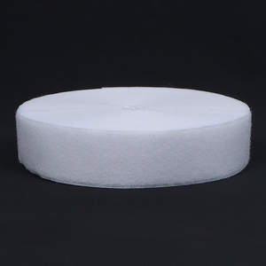 Ventes en gros de rubans auto-agrippants tissés non adhésifs pour machines à coudre, attaches pour vêtements, accessoires blancs, support OEM ODM - Product Image 3