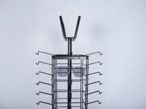 Kính mát sàn hiển thị đứng cảnh tượng hiển thị giá công suất lớn kính mặt trời hiển thị đứng với bánh xe cho cửa hàng kính - Product Image 5