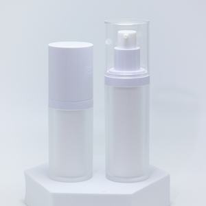 Bouteille sans air cosmétique de haute qualité 30ml 15ml bouteille de pompe sans air acrylique Unique avec couleur pour emballage de crème solaire Lotion crème - Product Image 5