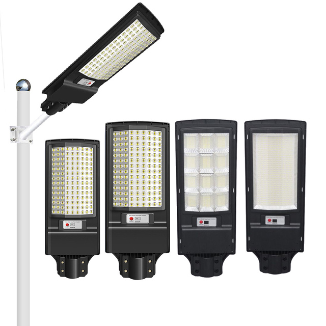 ABS Housing IP65 With Remote Control 100w 150w 200w 250w 300w 400w Split Solar Panel Outdoor LED Street Light Streetlight