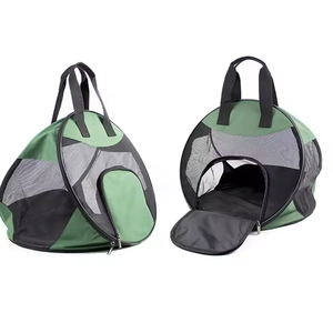 QIYUE 경량 모던 통기성 메쉬 소프트 사이드 고양이 강아지 소형 동물 이동장 지퍼 잠금 패션 스타일 10kg 용량 - Product Image 6