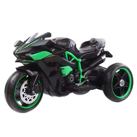 Vélo électrique à trois roues pour enfants à double moteur avec télécommande, batterie haute performance et grande capacité, moto